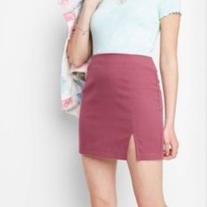 Wild Fable Notch Slit Mini Skirt